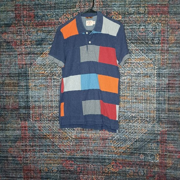 Brooks Brothers Other - Brooks Brothers mens colorful colorblock RedFleece polo shirt M